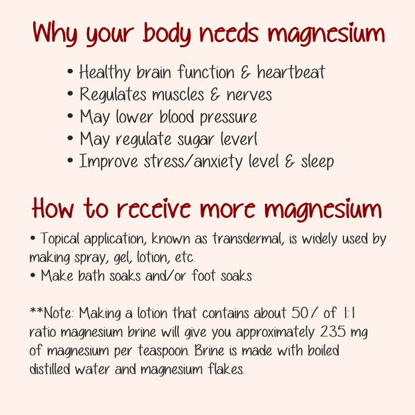 Magnesium Cream