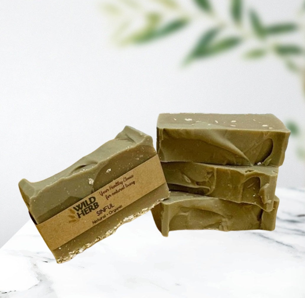 Sinful Natural Soap Bar-Wild Herb Your Healthy Choice for Natural Living