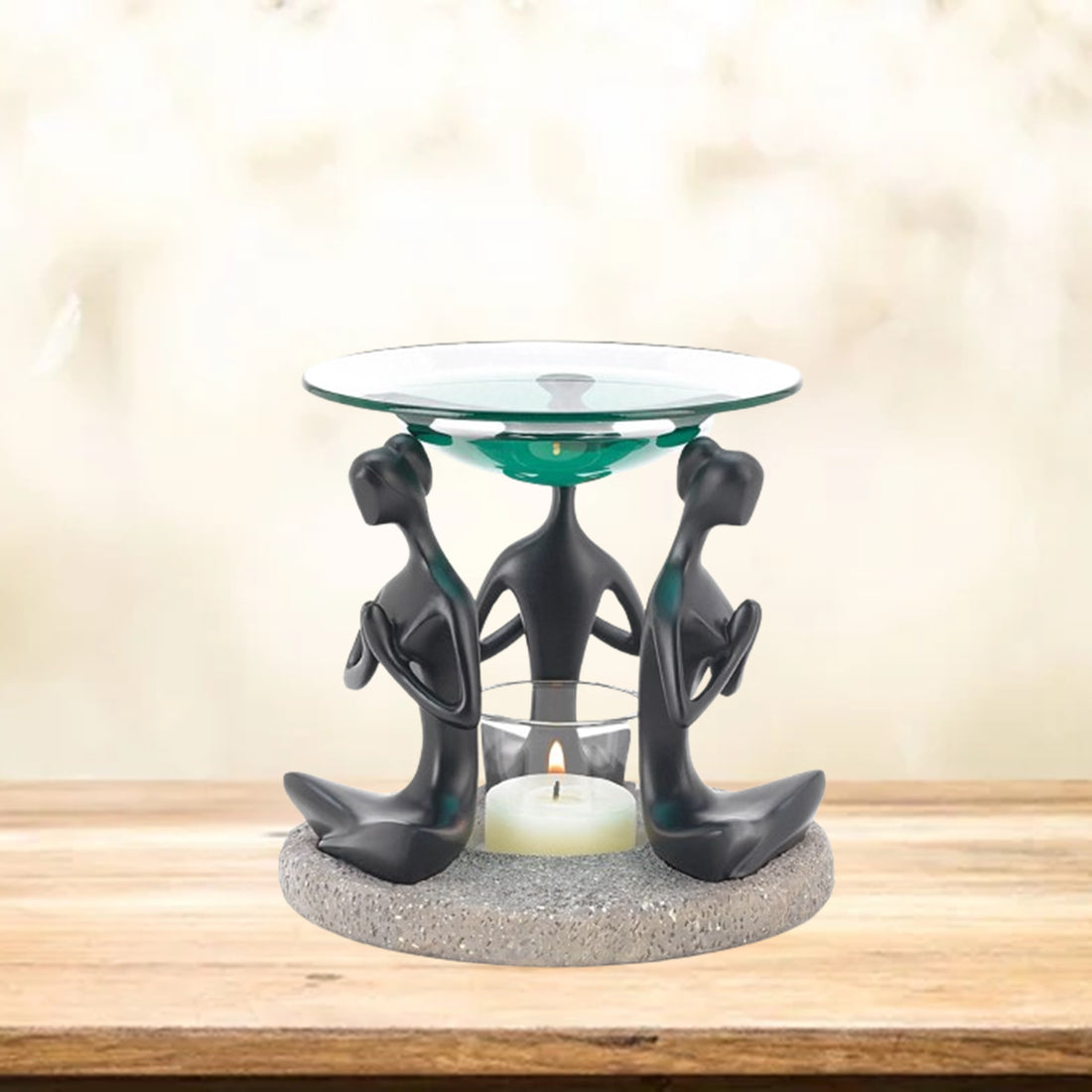 Oil Warmer, Women Trio Meditation-Wild Herb Your Healthy Choice for Natural Living