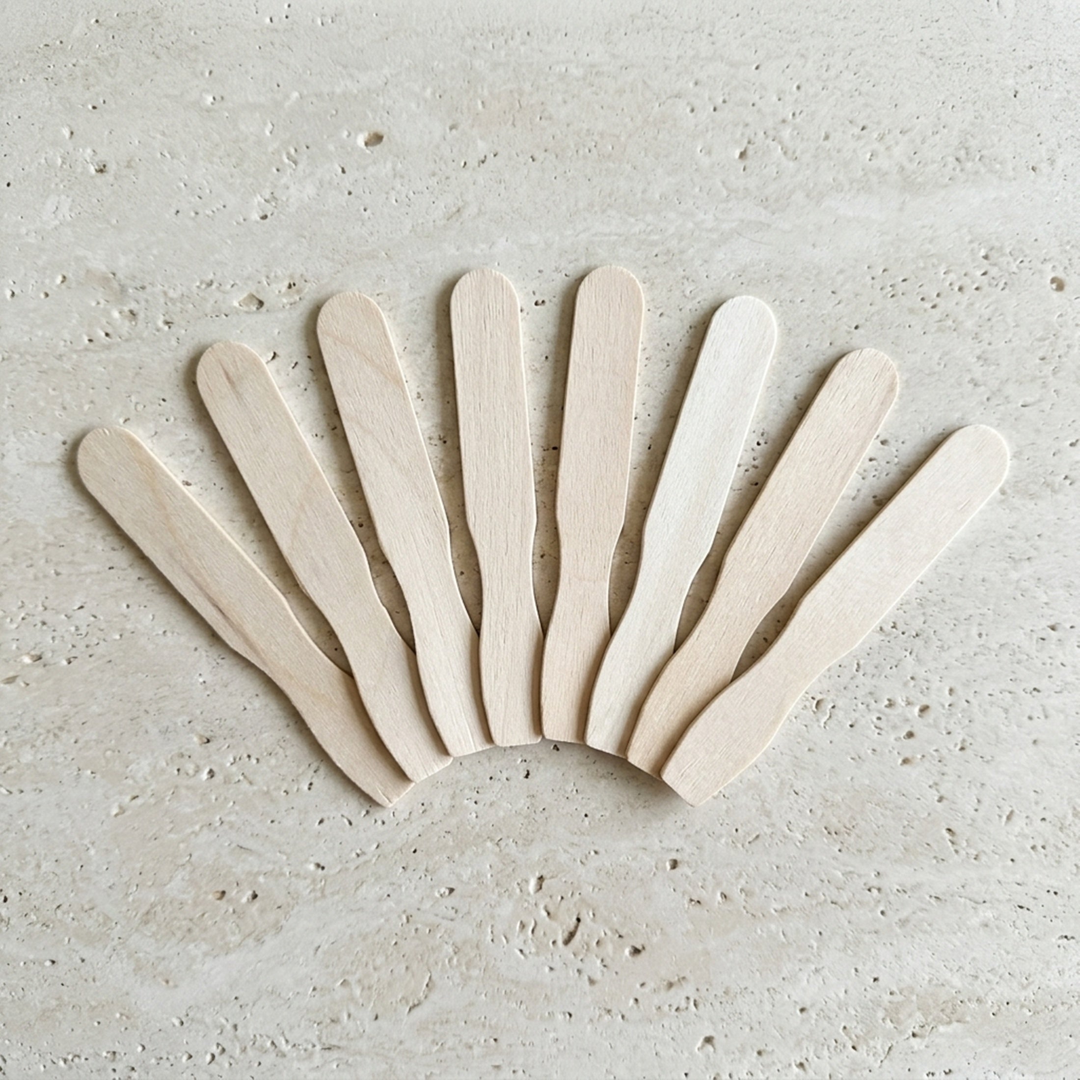 Tester Sticks, Wooden Mini Spatula