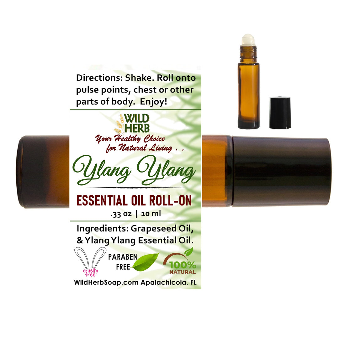 Ylang Ylang Essential Oil Roller-Wild Herb Your Healthy Choice for Natural Living