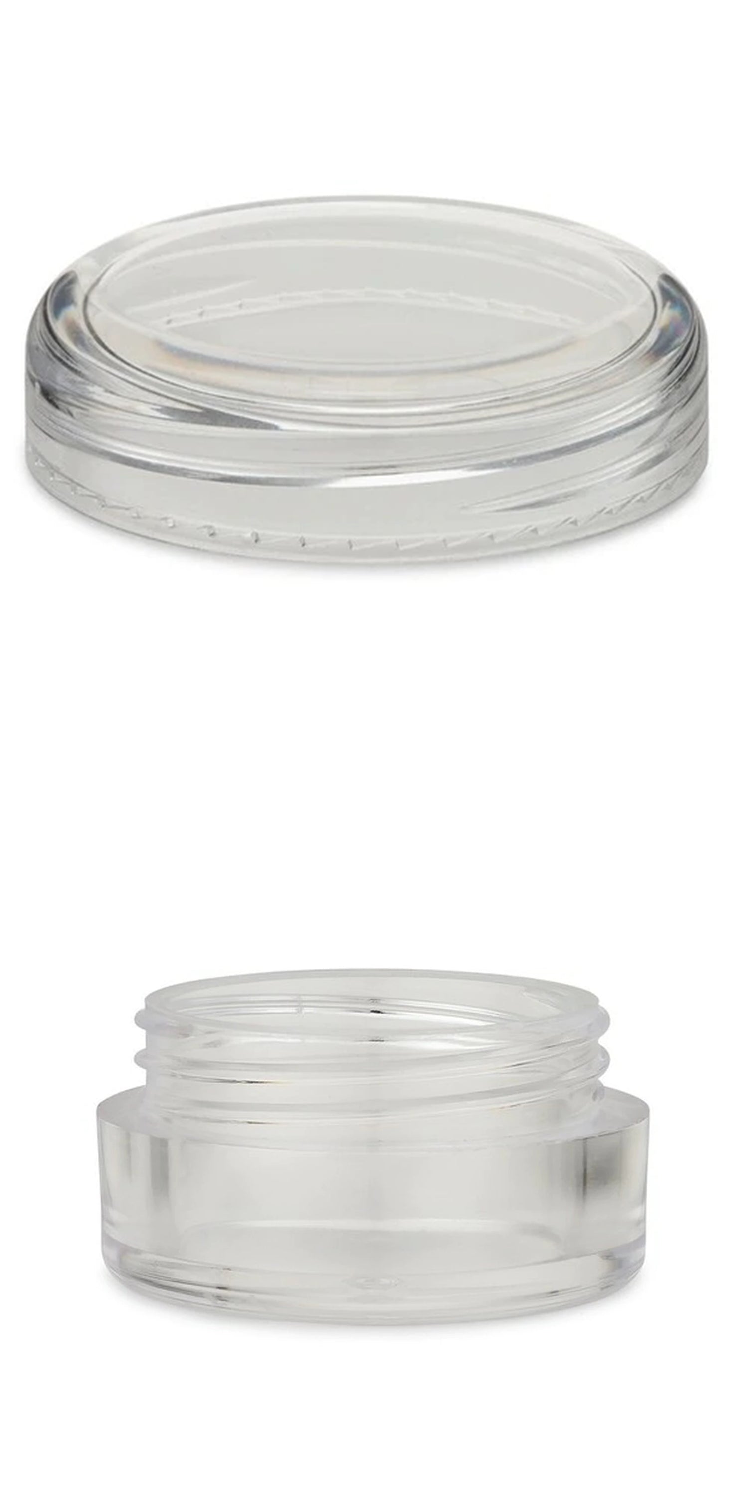 Clear Acrylic Containers, Sample Size-Wild Herb Your Healthy Choice for Natural Living