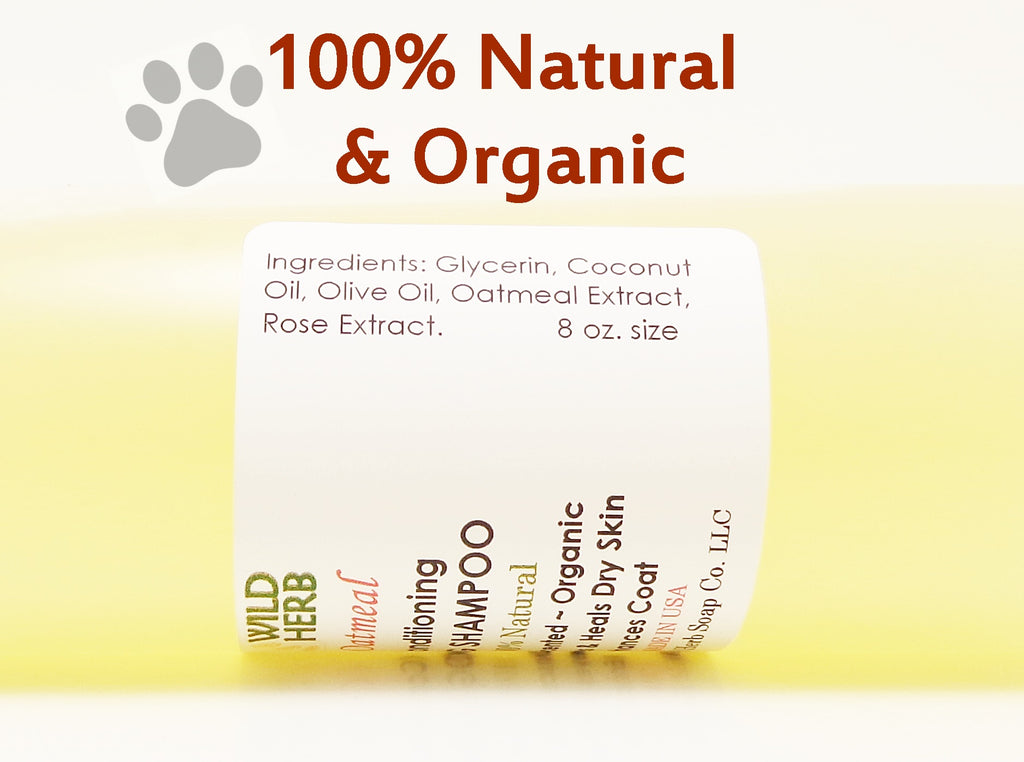 Oatmeal rose outlet dog shampoo