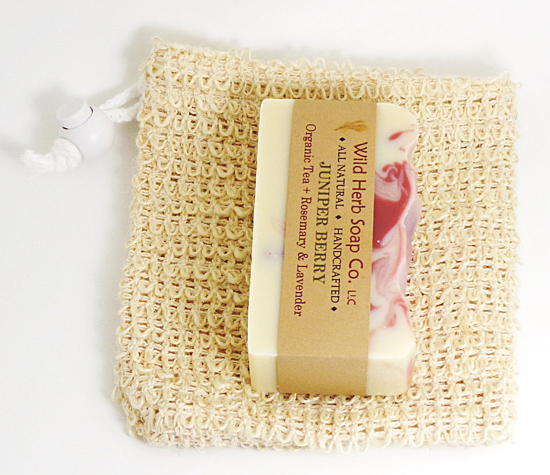 Sisal Natural Soap Pouch (Set of 2)-Wild Herb Your Healthy Choice for Natural Living