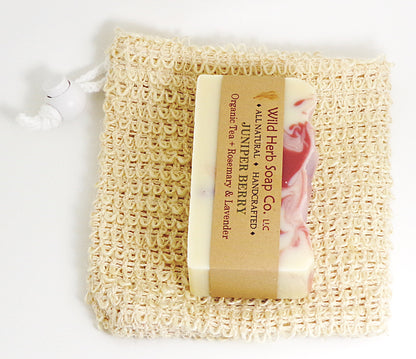 Sisal Natural Soap Pouch (Set of 2)-Wild Herb Your Healthy Choice for Natural Living