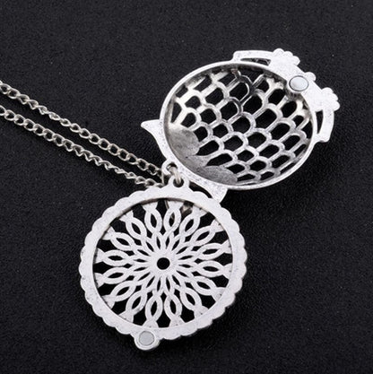 Puffy Owl Aromatherapy Diffuser Necklace-Wild Herb Your Healthy Choice for Natural Living