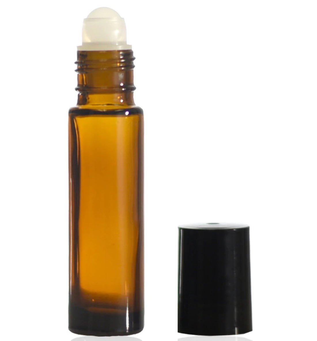 Amber Roller Top Glass Bottle-Wild Herb Your Healthy Choice for Natural Living