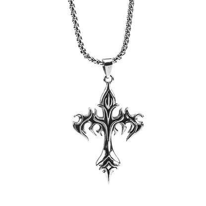 Gothic Cross Necklace-Wild Herb Your Healthy Choice for Natural Living