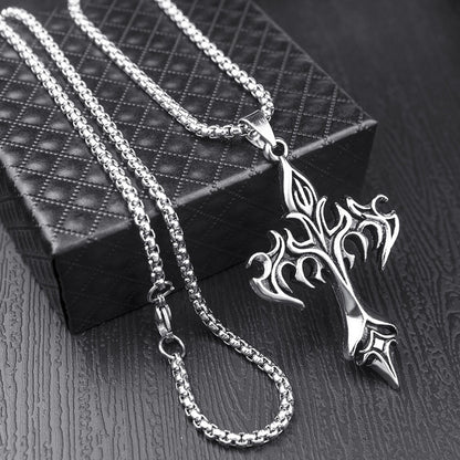 Gothic Cross Necklace-Wild Herb Your Healthy Choice for Natural Living