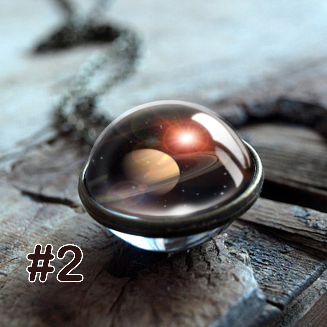 Round Galaxy Nebula Necklace-Wild Herb Your Healthy Choice for Natural Living