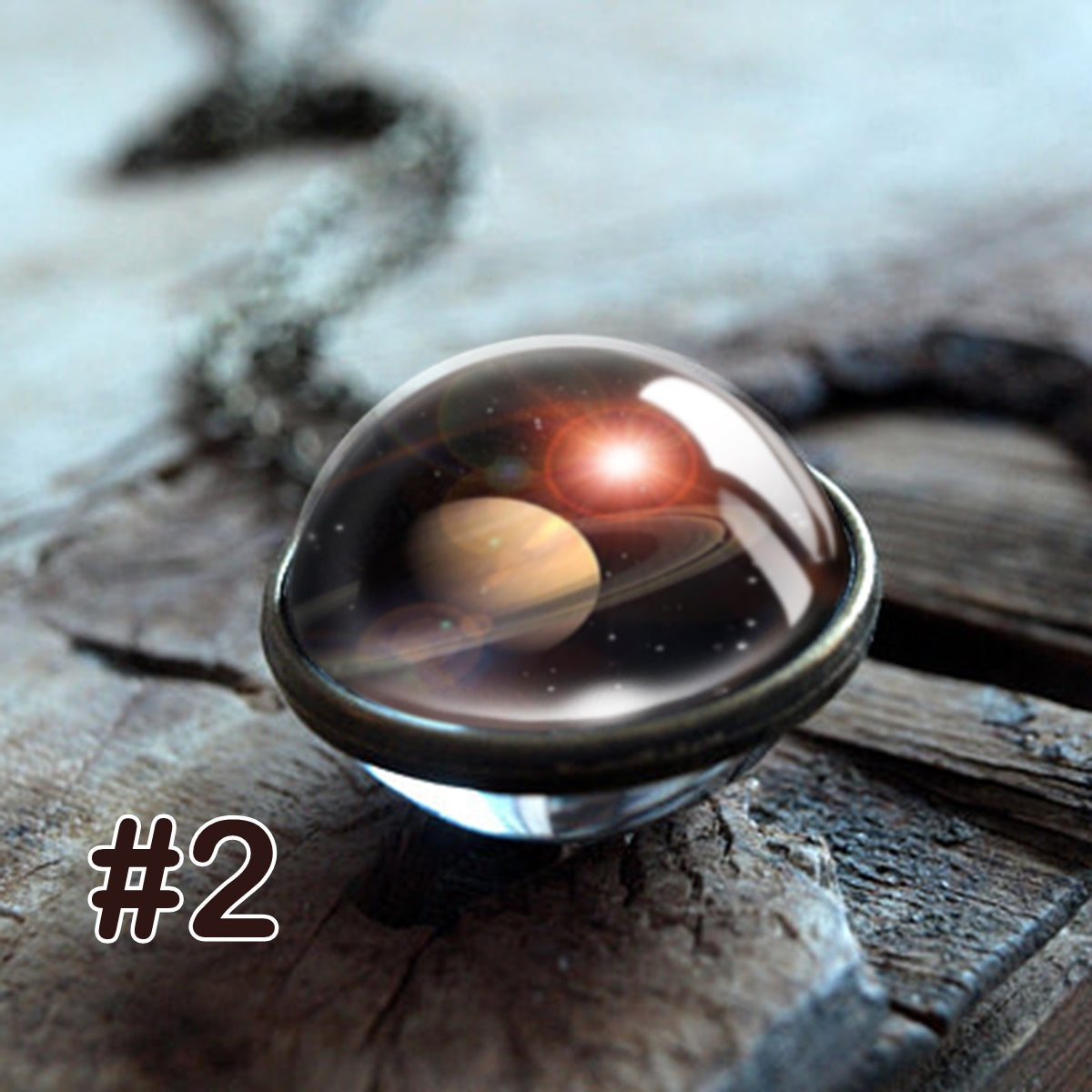 Round Galaxy Nebula Necklace-Wild Herb Your Healthy Choice for Natural Living
