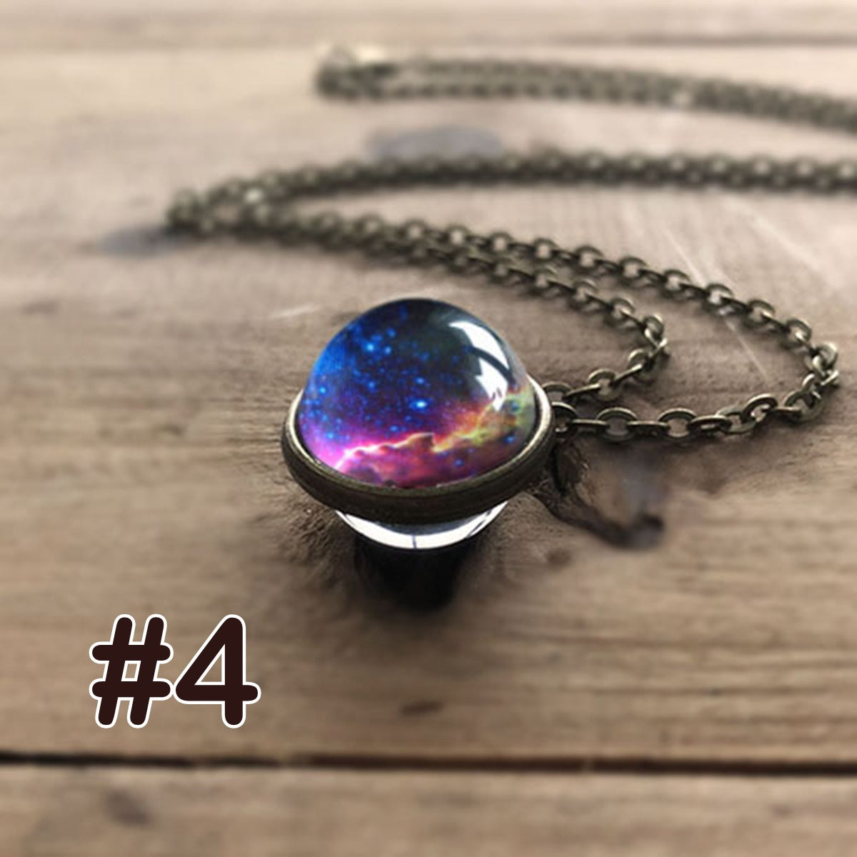 Round Galaxy Nebula Necklace-Wild Herb Your Healthy Choice for Natural Living