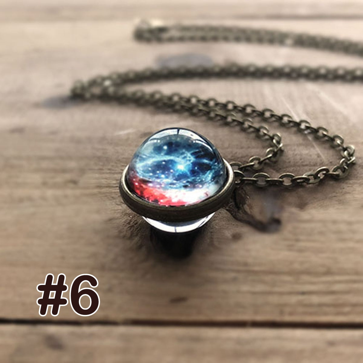 Round Galaxy Nebula Necklace-Wild Herb Your Healthy Choice for Natural Living