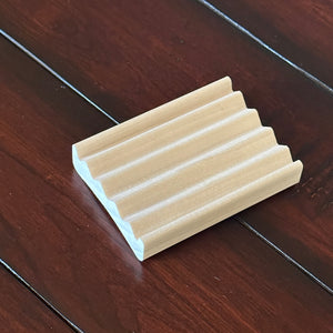 Natural Poplar Hard Wood Soap Dish Made in USA