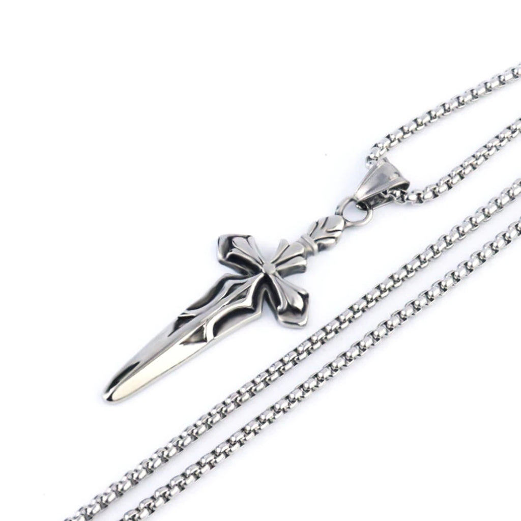 Stainless Steel Celtic Irish Cross Necklace Norse Viking Knot Pendant Men  Women - Etsy UK