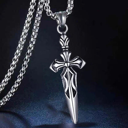 Viking Sword Cross Necklace-Wild Herb Your Healthy Choice for Natural Living