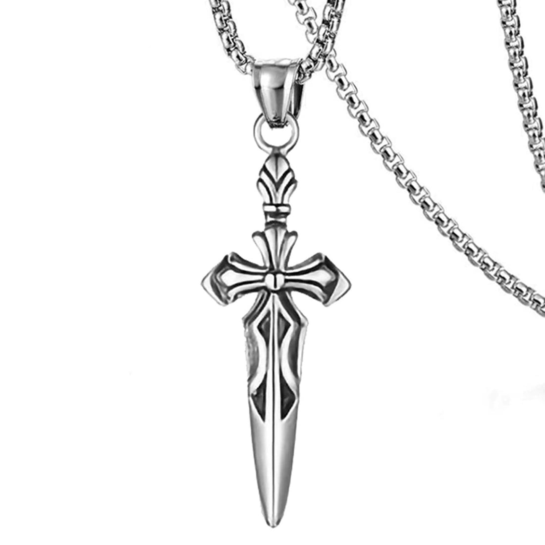 Viking Sword Cross Necklace-Wild Herb Your Healthy Choice for Natural Living