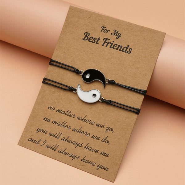 Yin & Yang Friendship Bracelets Set